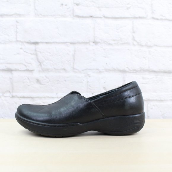 Dansko Shoes - DANSKO Women's Black Leather Slip On Professional